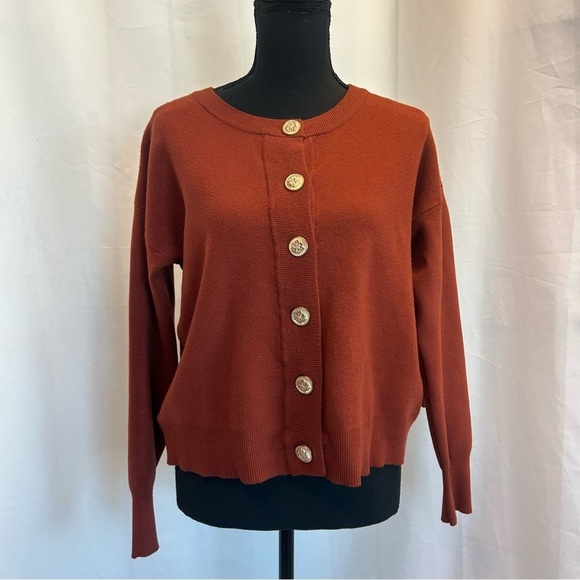 Cyrus knit button front cardigan sweater Colorado Sz S NWT - Picture 3 of 10